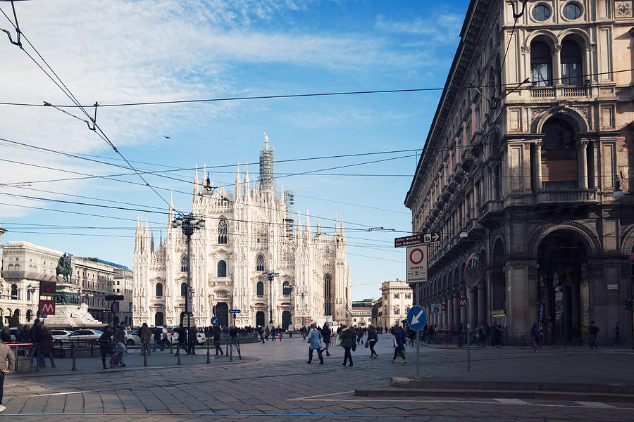 Piazza del Duomo, Milan, Italy #1 Photograph by Matteo Colombo