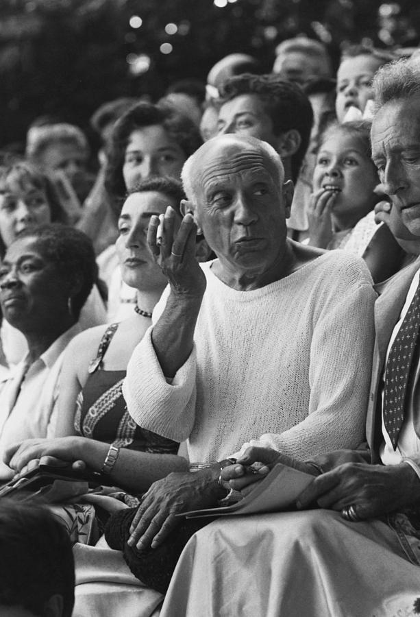Picasso & Cocteau Photograph by Brian Brake