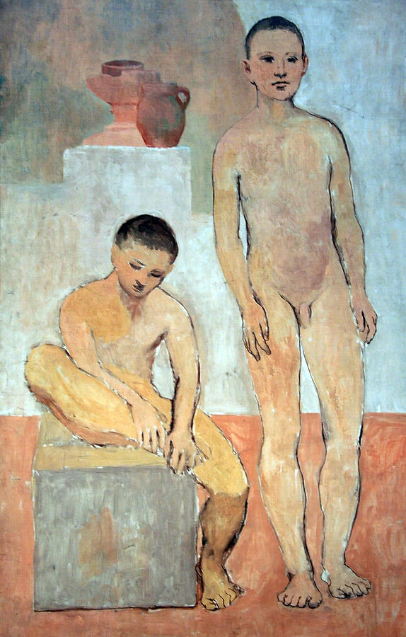 Nude Photograph - Picassos Two Youths #1 by Cora Wandel
