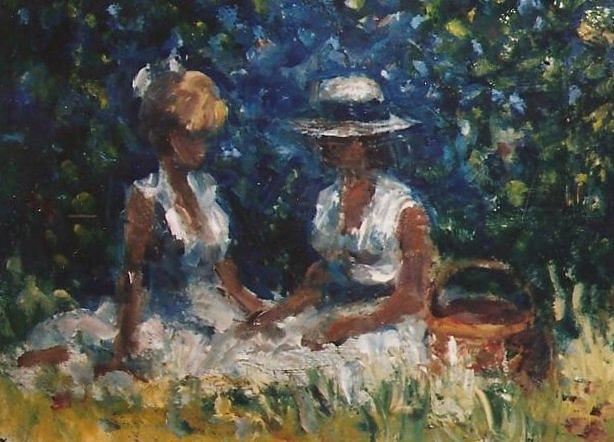 Picnic #1 Painting by Philip Corley