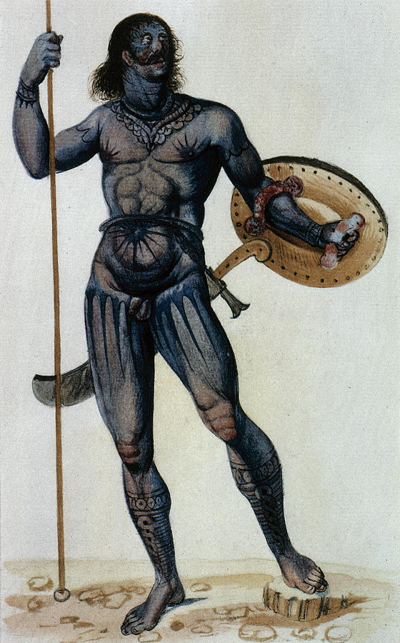 Pictish Man, C1585 Painting by Granger | Pixels