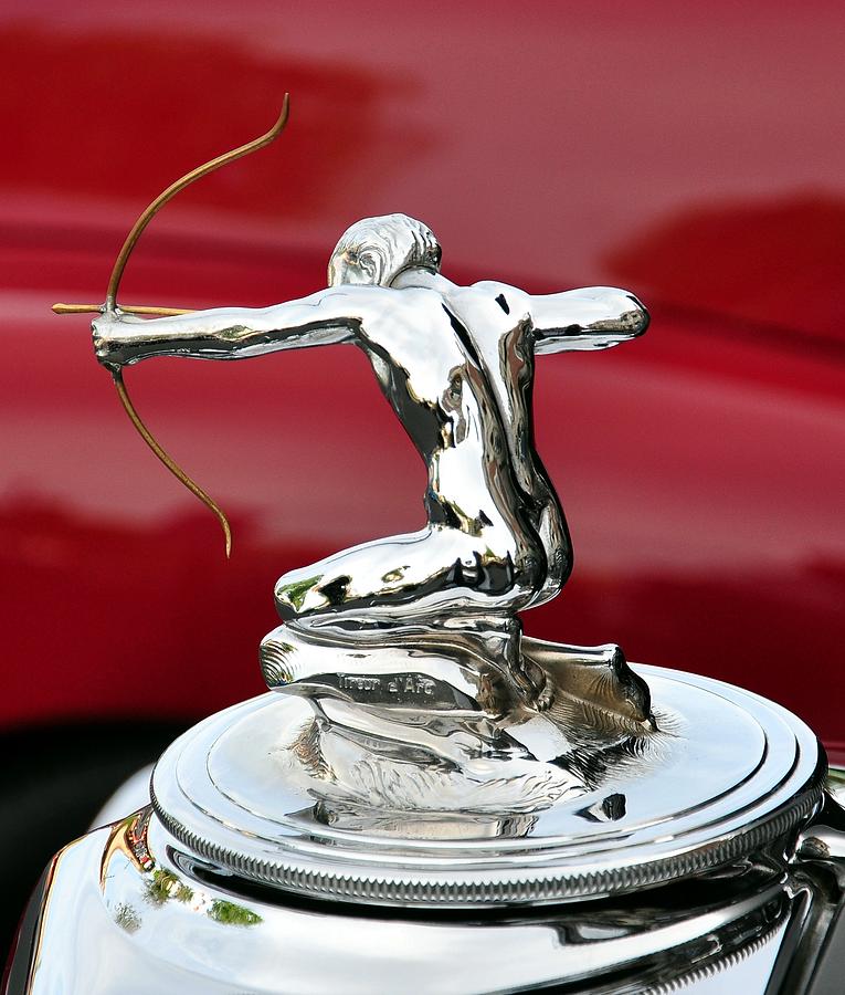 Pierce Arrow Hood Ornament #1 Photograph by Ed Hughes - Pixels