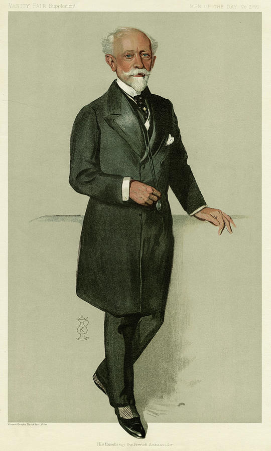 Pierrepaul Cambon French Diplomat Drawing by Mary Evans Picture