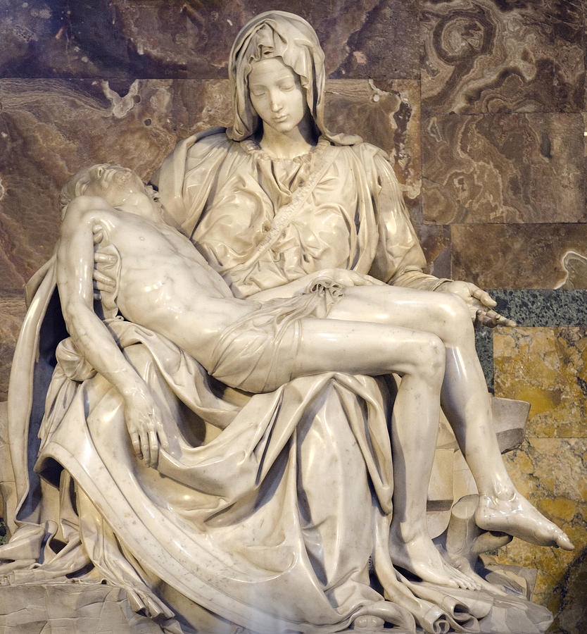 Pieta By Michelangelo, St. Peters Photograph by Kenneth Murray