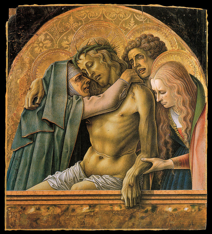 Carlo Crivelli Painting - Pieta #1 by Carlo Crivelli