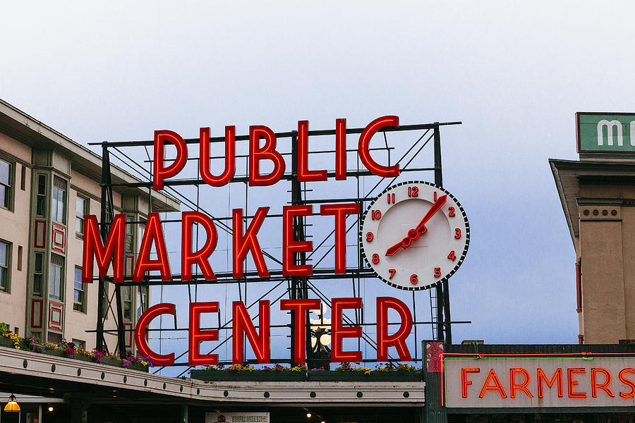 Pike Place Market  Photograph by Laura Tucker