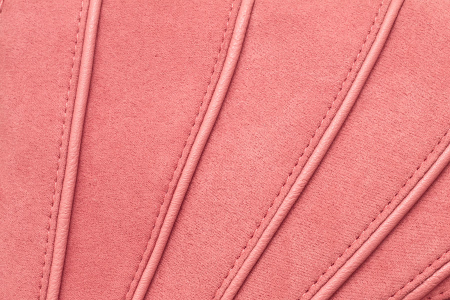 Pattern Photograph - Pink moleskin #1 by Tom Gowanlock