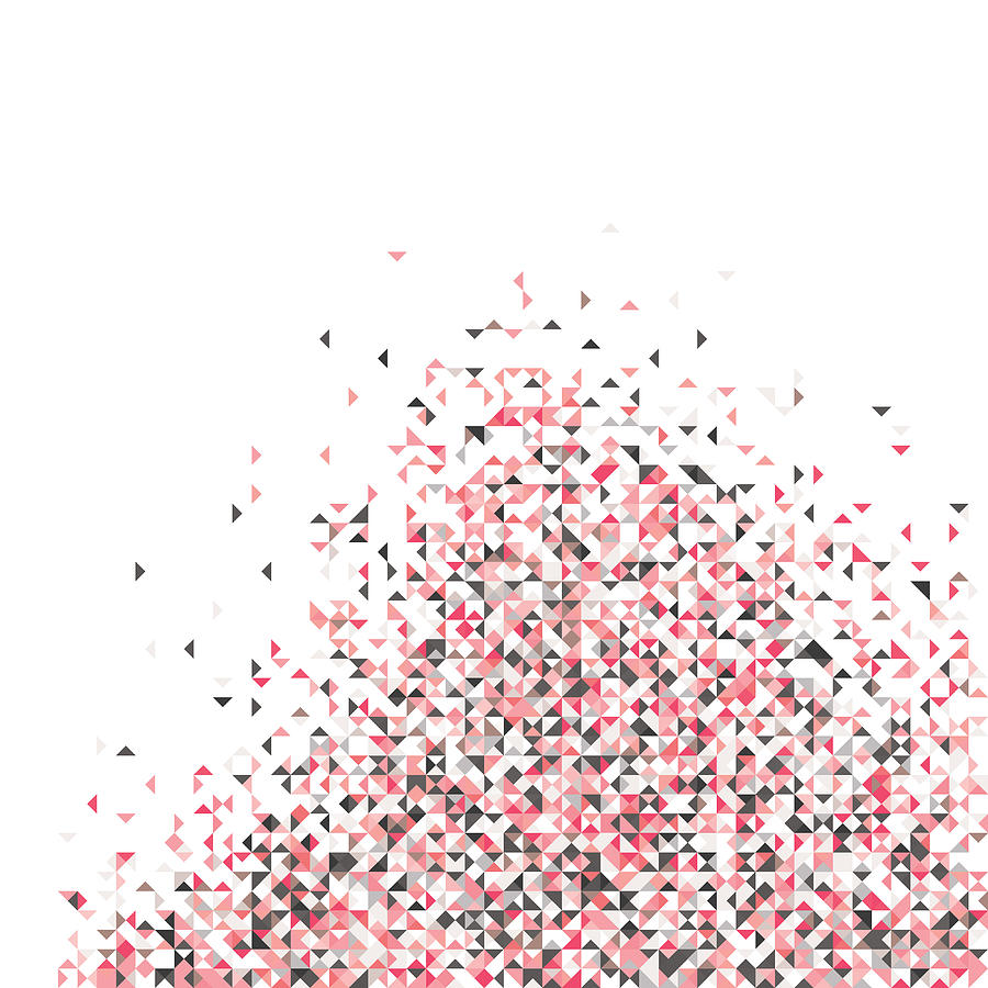 Pink Pixels #1 Digital Art by Mike Taylor