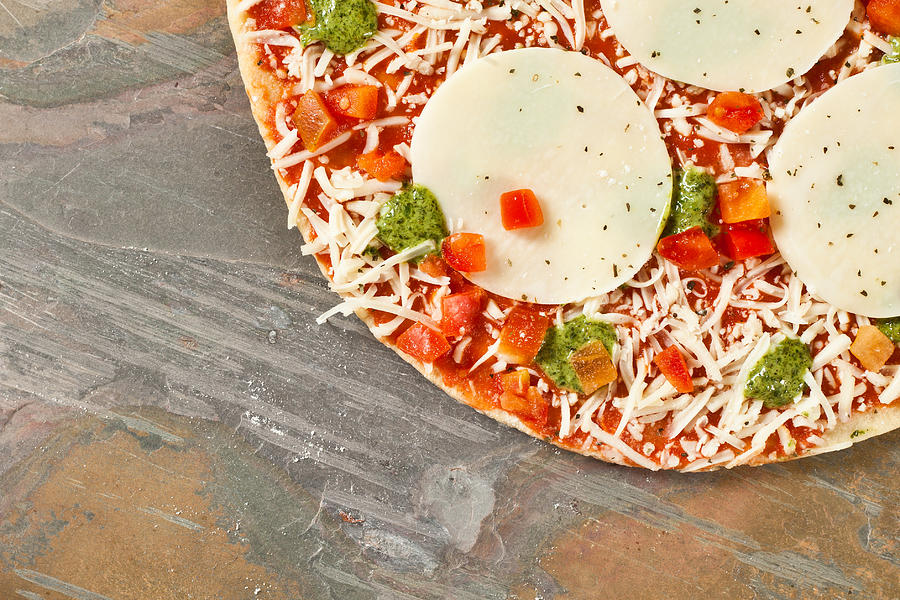 Cheese Photograph - Pizza #1 by Tom Gowanlock