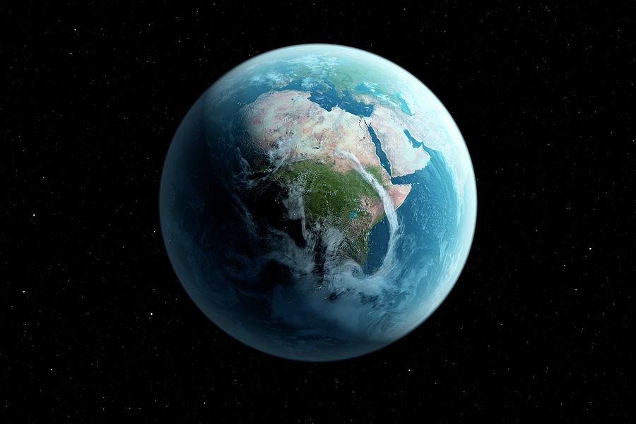 Planet Earth Photograph by Sciepro/science Photo Library - Fine Art America