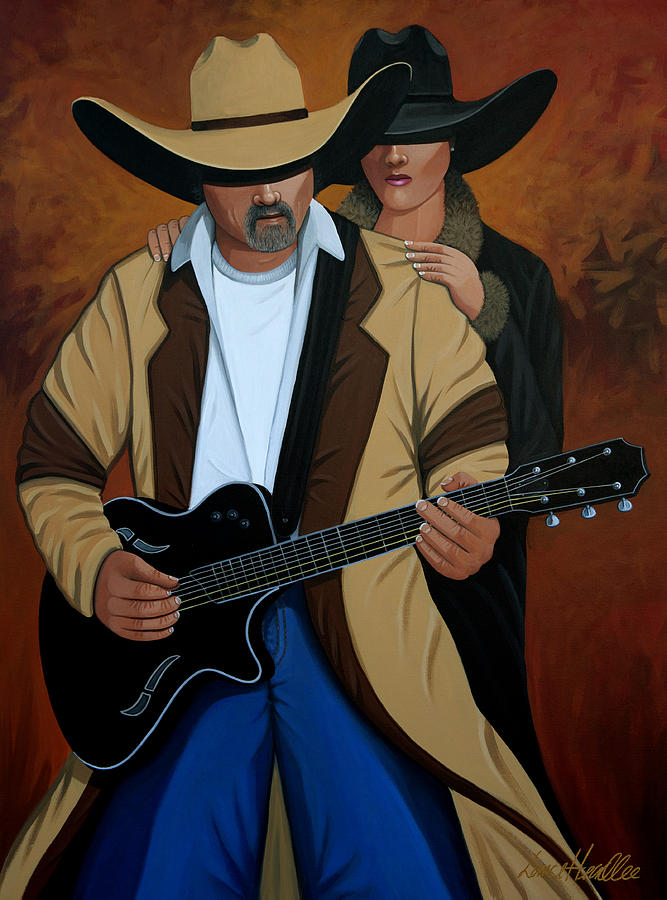 Play A Song For Me Painting by Lance Headlee