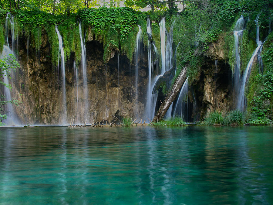 Plitvice Waterfall #1 Photograph by Don Wolf