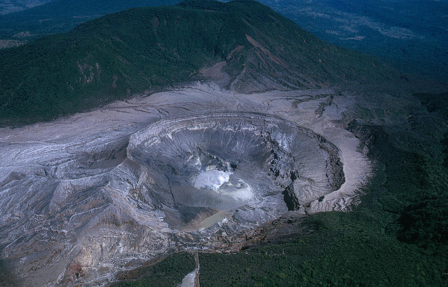 Poas Volcano, Costa Rica #1 Photograph by Edward Drews
