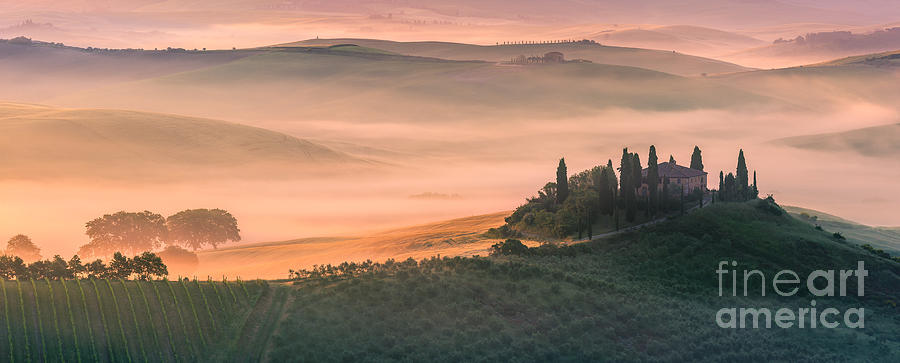 Podere Belvedere - Tuscany - Italy #1 Photograph by Henk Meijer Photography