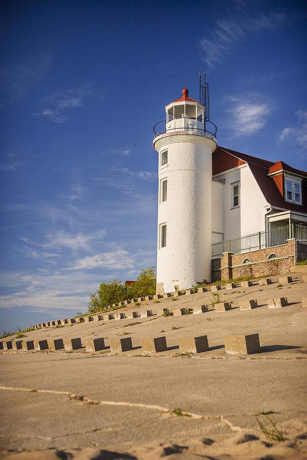 Point Betsie Lighthouse Michigan Photograph by Adam Romanowicz