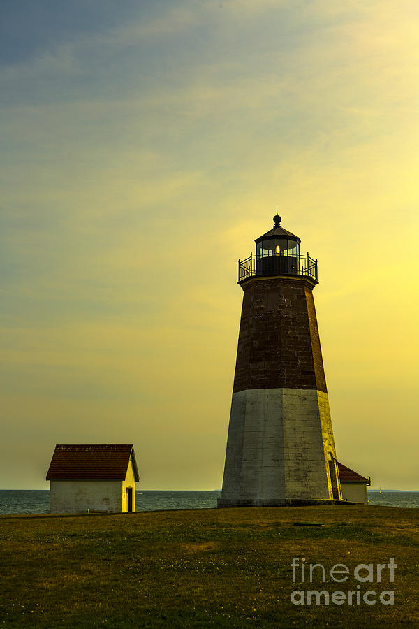 Point Judith Lighthouse #1 Photograph by Diane Diederich