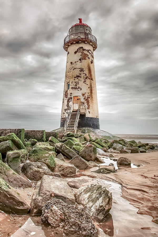 Up Movie Photograph - Point of Ayr Lighthouse #1 by Christine Smart