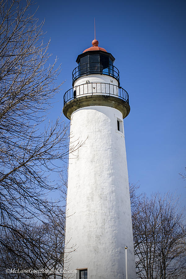 Pointe Aux Barques  Lighthouse #1 Photograph by LeeAnn McLaneGoetz McLaneGoetzStudioLLCcom