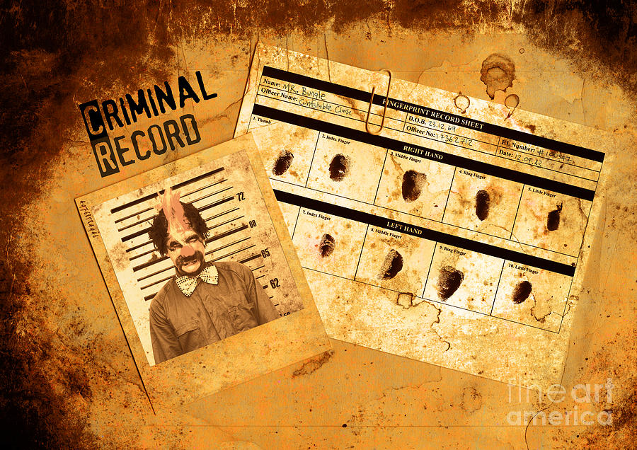 Police Criminal Record File #1 Photograph by Jorgo Photography