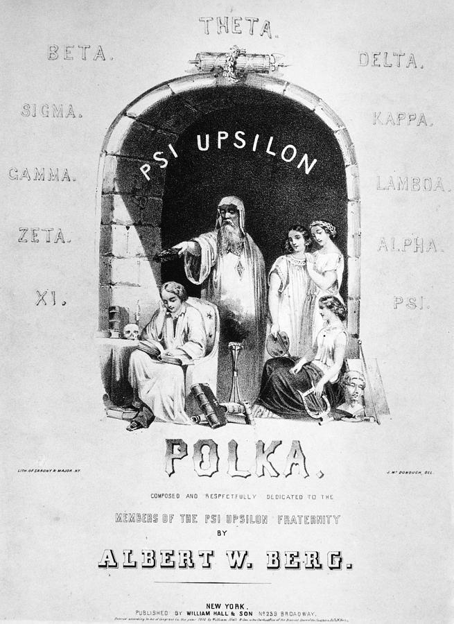 Polka Song Sheet Cover #1 Painting by Granger