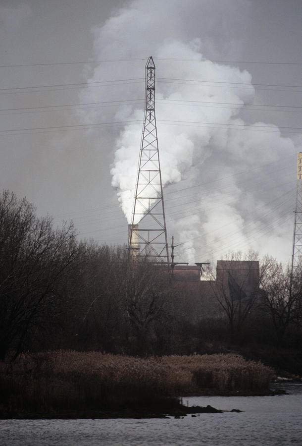 Polluted Canal Photograph by David Hay Jones/science Photo Library