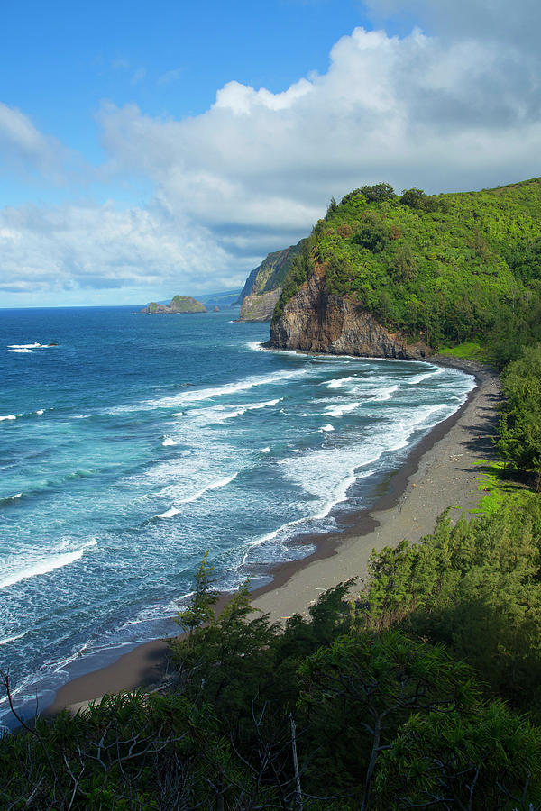 Beach Photograph - Pololu Valley, North Kohala, Big by Douglas Peebles Beach Photograph - Pololu Valley, North Kohala, Big by Douglas Peebles