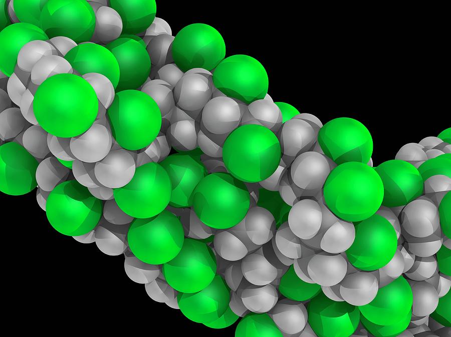 Polyvinyl Chloride Pvc Molecule Photograph By Laguna Design science 