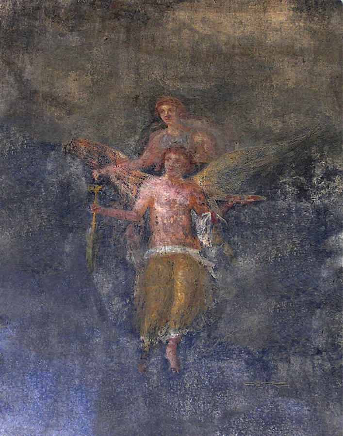 Pompeii Angels #1 Painting by Patrick J Osborne