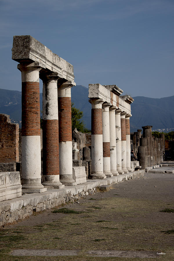 Pompeii Columns #1 Photograph by Ivete Basso Photography