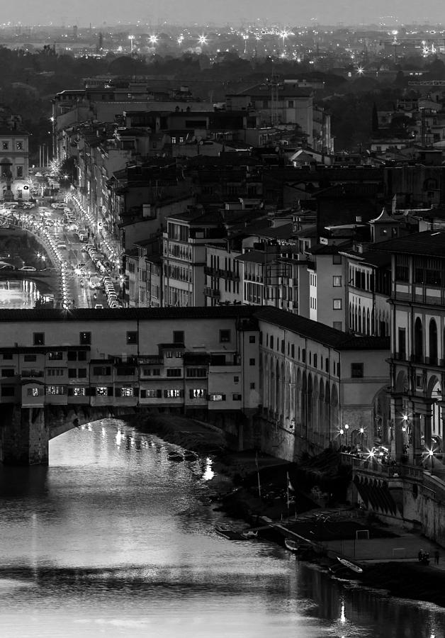 Ponte Vecchio - Florence Italy #1 Photograph by Carl Amoth