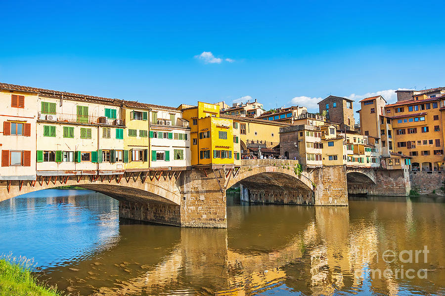 Summer Photograph - Ponte Vecchio in Florence #1 by JR Photography