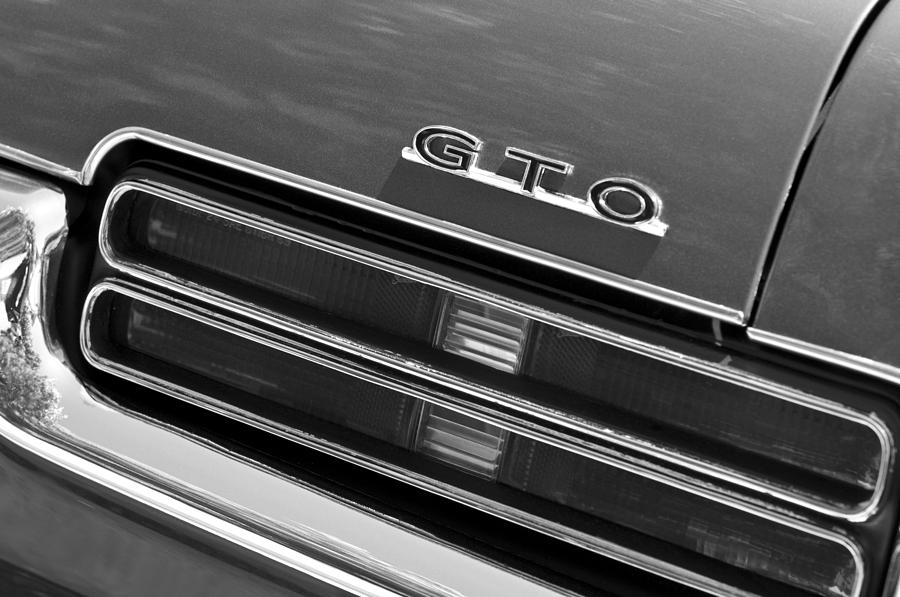 Pontiac GTO Taillight Emblem #1 Photograph by Jill Reger