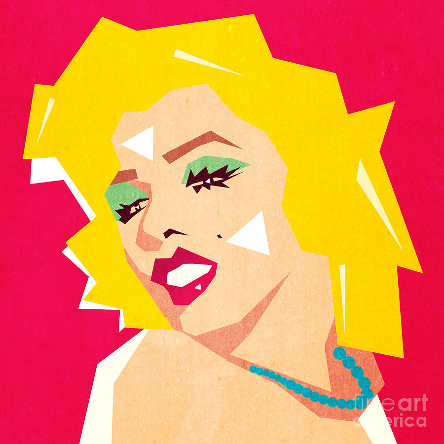 Marilyn Monroe Digital Art - Pop Art   by Mark Ashkenazi