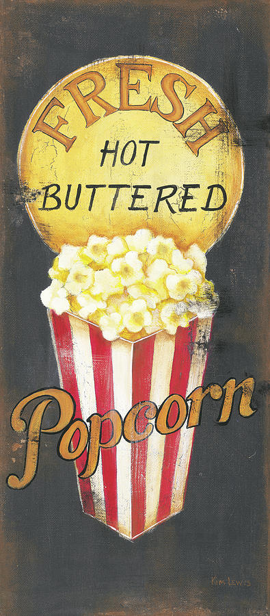 Popcorn Painting by Kim Lewis | Fine Art America