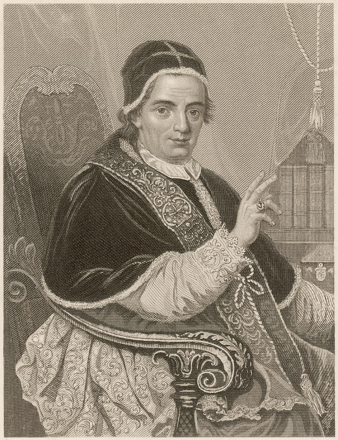Pope Clemens Xiv (giovanni Vicenzo Drawing by Mary Evans Picture Library
