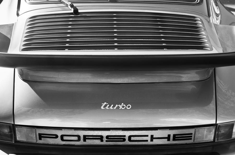 Porsche Taillight Emblem #1 Photograph by Jill Reger