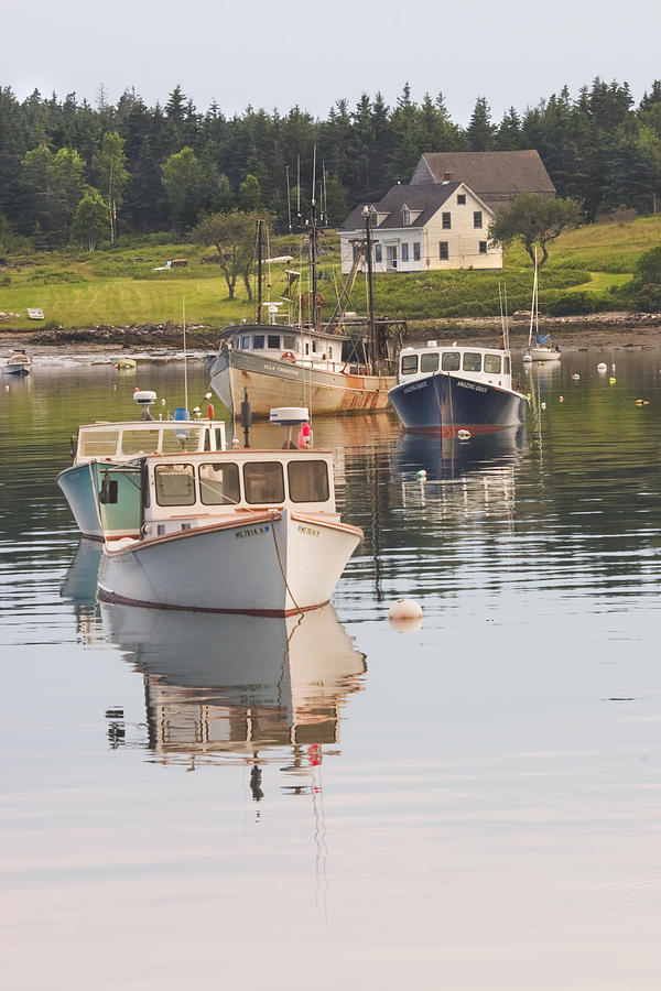 Port Clyde Maine boats and Harbor #1 Photograph by Keith Webber Jr