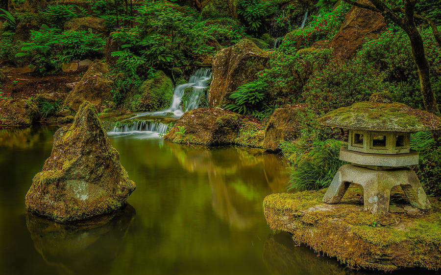 Portland Photograph - Portland Japanese Gardens #1 by Jacqui Boonstra