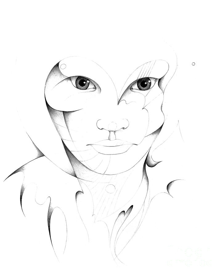 Portrait #1 Drawing by Nicholas Burningham
