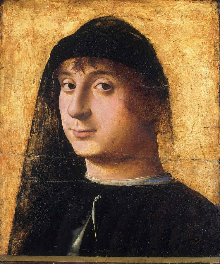Portrait of a Young Gentleman #3 Painting by Antonello da Messina