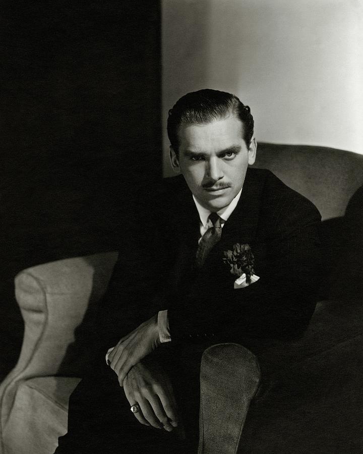 Portrait Of Douglas Fairbanks Jr #1 Photograph by Horst P. Horst