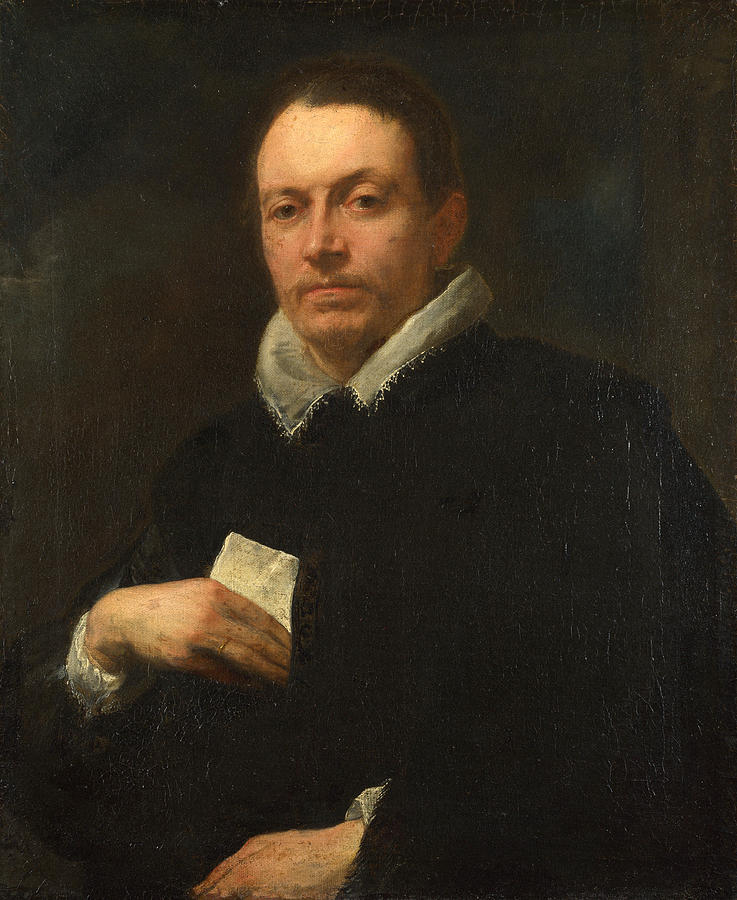 Portrait of Giovanni Battista Cattaneo #4 Painting by Anthony van Dyck