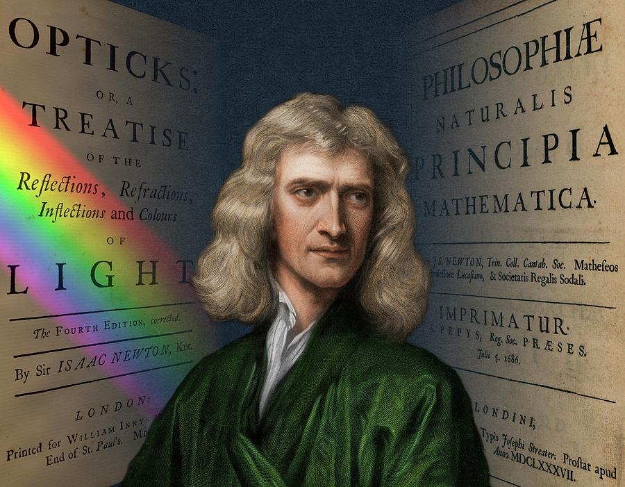 Portrait Of Isaac Newton Photograph by David Parker