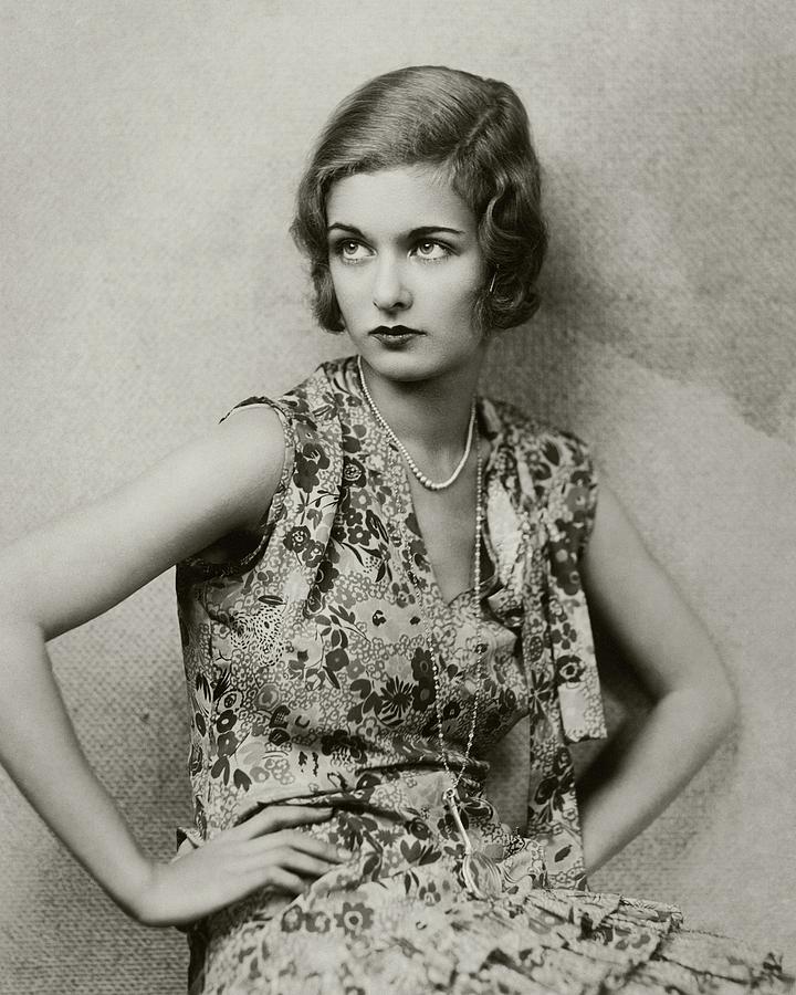Portrait Of Joan Bennett #1 Photograph by Florence Vandamm