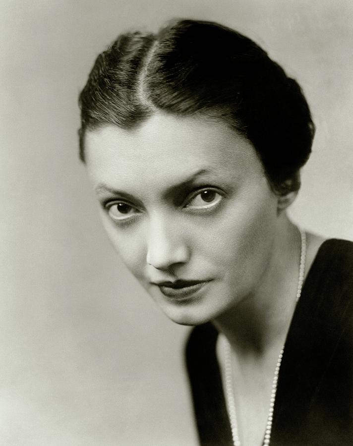 Portrait Of Katharine Cornell Photograph By Florence Vandamm Pixels