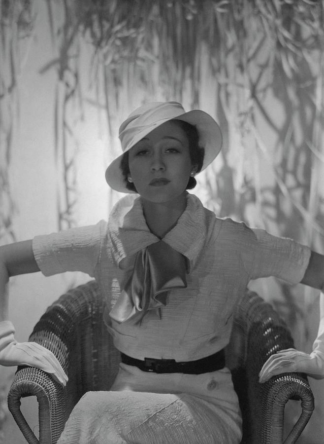 Portrait Of Mlle. Koopman Photograph by George Hoyningen-Huene Portrait Of Mlle. Koopman Photograph by George Hoyningen-Huene