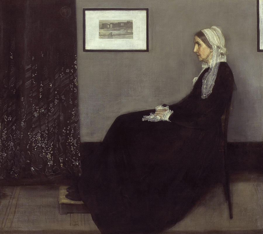 Portrait of the Artists Mother #3 Painting by James Abbott McNeill Whistler
