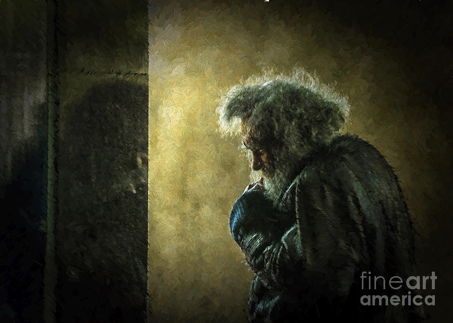 Portrait of the homeless Photograph by Sheila Smart Fine Art Photography