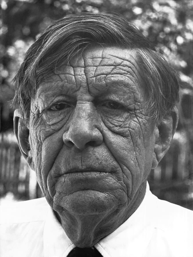 Black And White Photograph - Portrait of Wystan Hugh Auden #1 by Underwood Archives