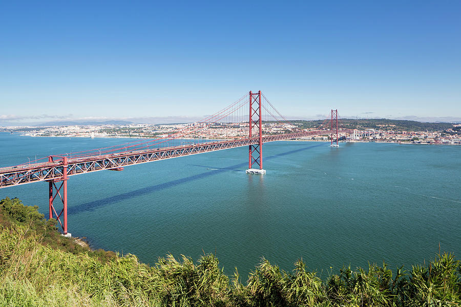 Portugal, Lisbon, View Of 25 De Abril #1 Photograph by Westend61